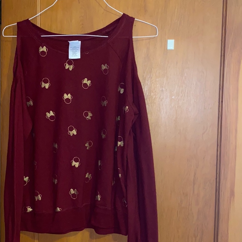 Disney Mickey Mouse Shoulder-less Shirt!